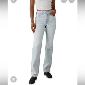 American Eagle Super High Rise Straight women’s Jeans size 12 Long NWOT